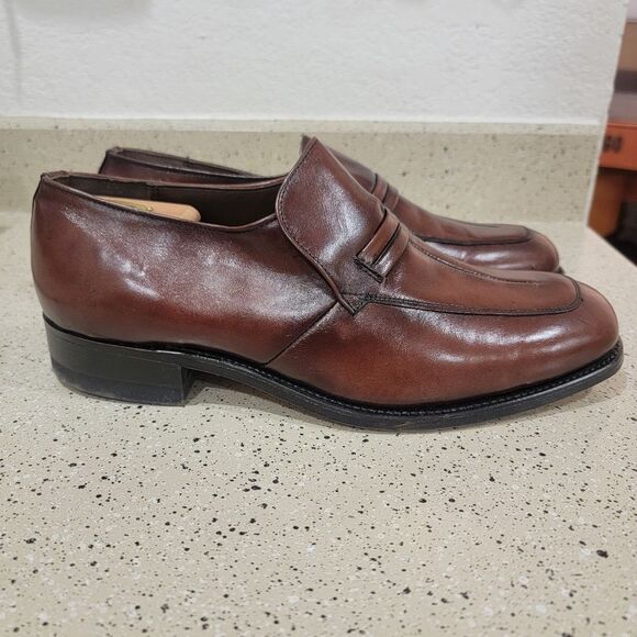 Vintage Nunn Bush Mens Loafer Brown Leather 9.5 EEE 324089 6 main image 6